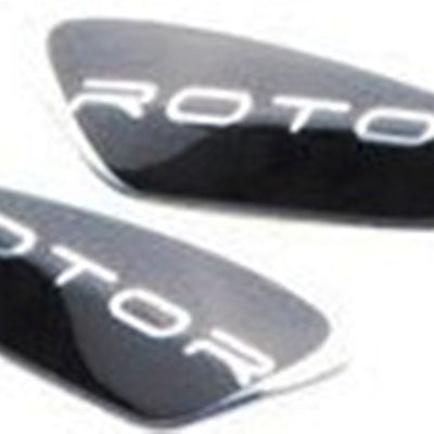 Dye Rotor Bottom Logo Jewels - Right & Left Included - Black