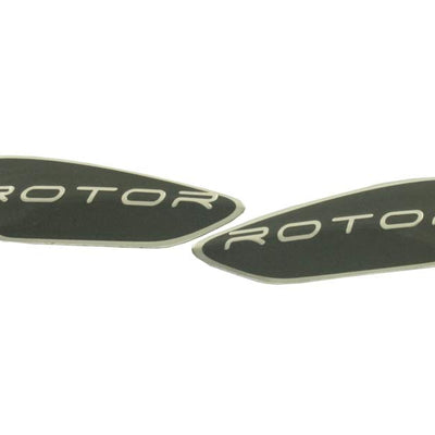 Dye Rotor Bottom Logo Jewels - Right & Left Included - Gray