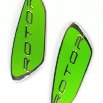 Dye Rotor Bottom Logo Jewels - Right & Left Included - Lime
