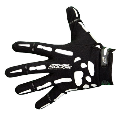 Social Paintball Grit Gloves - Skeleton Bones