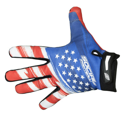 Social Paintball Grit Gloves - USA Flag