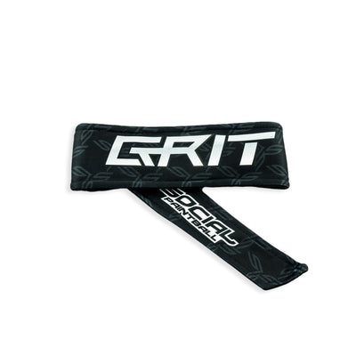 Social Paintball Long Tie Headband - Grit Black