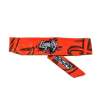 Social Paintball Long Tie Headband - Loyalty