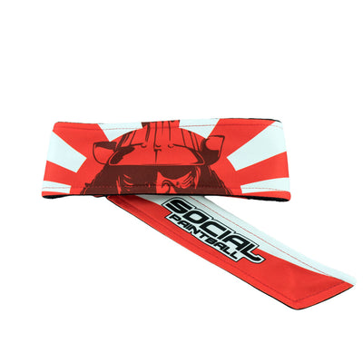 Social Paintball Long Tie Headband - Rising Sun