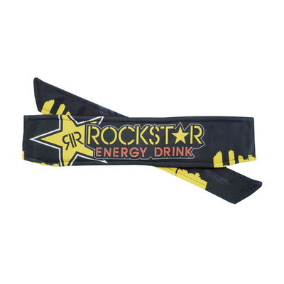 Social Paintball Long Tie Headband - Rockstar Energy Cityscape