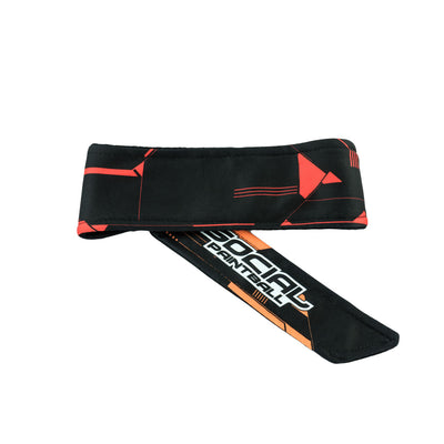 Social Paintball Long Tie Headband - Tron Black