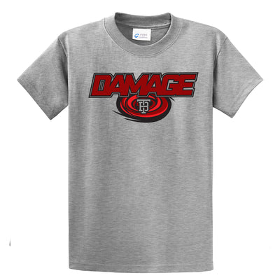 Tampa Bay Damage Paintball T-Shirt - Athletic Heather Grey