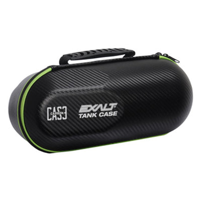 Exalt Paintball Carbon Series Tank Case - Black / Lime