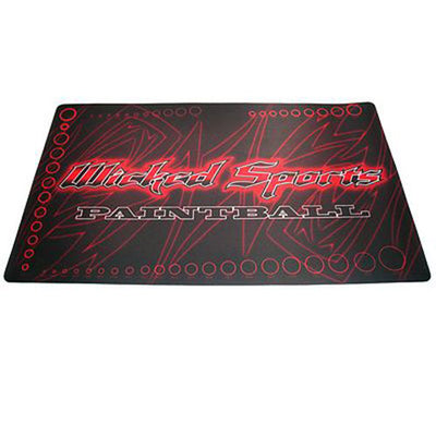 Wicked Sports Paintball Gun Tech Mat - Tribal Black