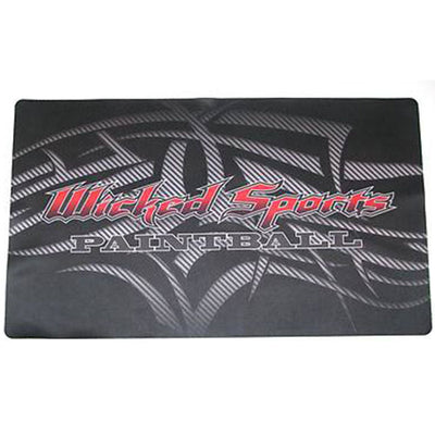 Wicked Sports Paintball Gun Tech Mat - Tribal Carbon Fiber