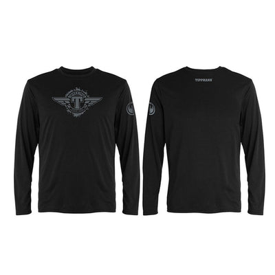 Tippmann T-Shirt - Winged Long Sleeve - Black