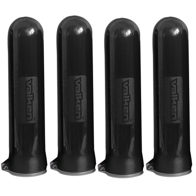 Valken Paintball 140 Round Flick Lid Pod - Black - 4 Pack