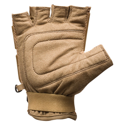 Valken Gloves - Half Finger Plastic Back - Tan