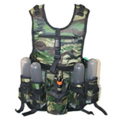 GXG Deluxe Tactical Vest - 4 + 2 + 1 - Camo - OSFM