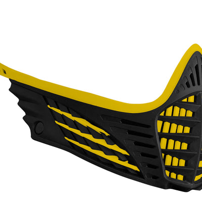 Virtue Vio Goggle Contour Facemask - Yellow / Yellow / Black