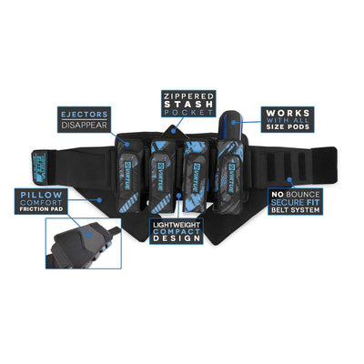 Virtue Elite Pack / Harness - 4 + 7 - Graphic Lime