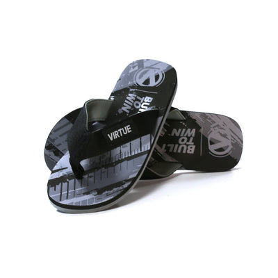 Virtue Onset Flip Flops - Graphic Black