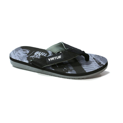 Virtue Onset Flip Flops - Graphic Black