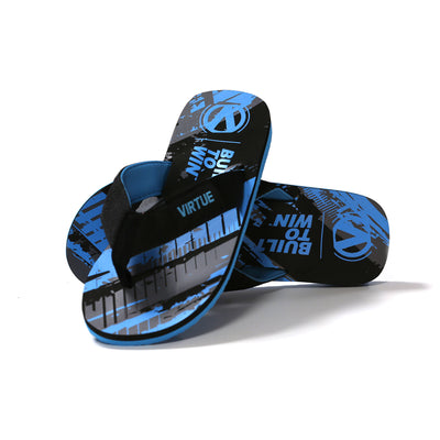 Virtue Onset Flip Flops - Graphic Cyan