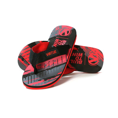 Virtue Onset Flip Flops - Graphic Red