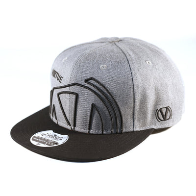 Virtue Snapback Hat - Zoom50X - Gray / Black