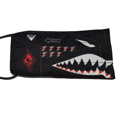 Wicked Sports Paintball Barrel Cover / Sock - Sharktooth - Black