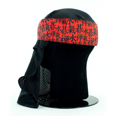 Wicked Sports Head Wrap - Ninja - Red