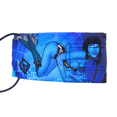 Wicked Sports Paintball Barrel Cover / Sock - Pinup Zoe - Blue