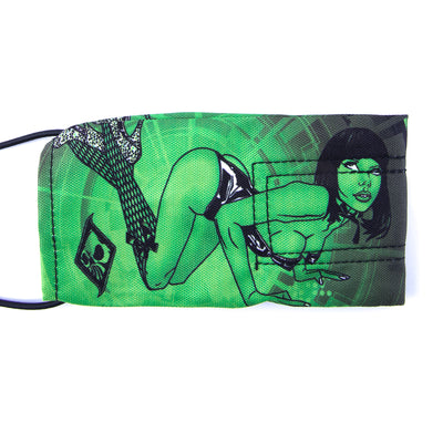 Wicked Sports Paintball Barrel Cover / Sock - Pinup Zoe - Green