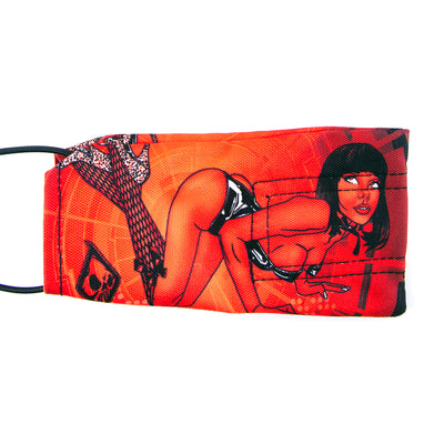 Wicked Sports Paintball Barrel Cover / Sock - Pinup Zoe - Red