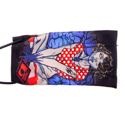 Wicked Sports Paintball Barrel Cover / Sock - Pinup Zombie - Polka Dot Shirt
