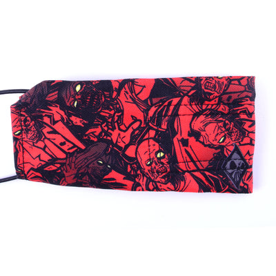Wicked Sports Paintball Barrel Cover / Sock - Zombies - Red