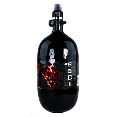 Wicked Sports Carbon Fiber HPA Tank w/ Ninja PRO V2 Reg - 68/4500 - Black