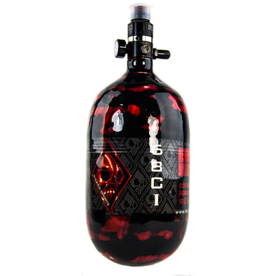 Wicked Sports Carbon Fiber HPA Tank w/ Ninja PRO V2 Reg - 68/4500 - Red Spots