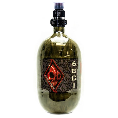Wicked Sports Carbon Fiber HPA Tank w/ Ninja PRO V2 Reg - 68/4500 - Smoke