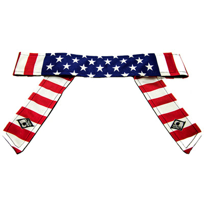 Wicked Sports Headband - Long Tie - "The Willie" - US Flag