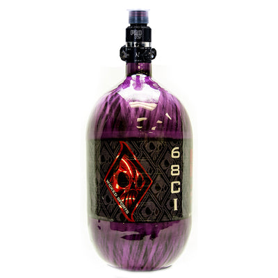 Wicked Sports Carbon Fiber HPA Tank w/ Ninja PRO V2 Reg - 68/4500 - Candy Purple